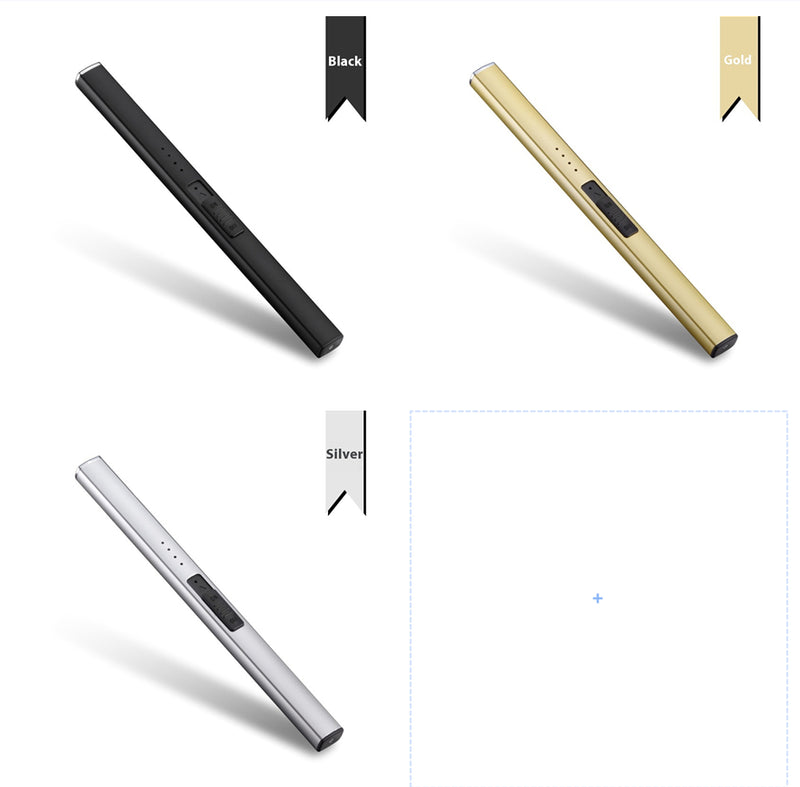 Outdoor Traveling/Camping Metal Lighter Pulse Charging Igniter