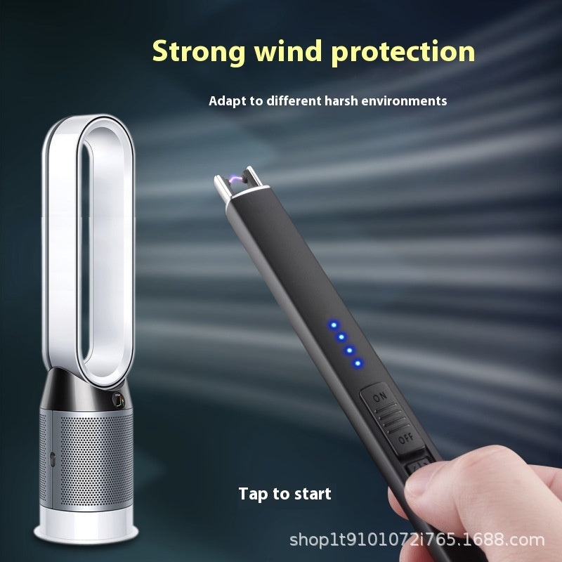 Outdoor Traveling/Camping Metal Lighter Pulse Charging Igniter